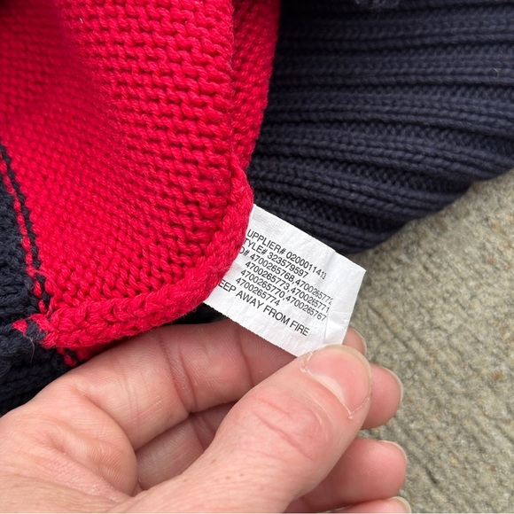 Polo Ralph Lauren Cotton Quarter-Zip Stripe Sweater XL - Picture 8 of 8